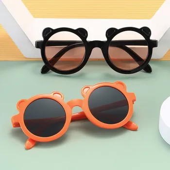 Ретро Детские солнцезащитные очки Солнцезащитные очки для девочек и мальчиков Детские винтажные прямоугольные очки для защиты от ультрафиолетовых лучей на открытом воздухе Очки UV400