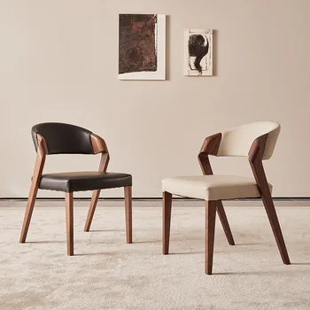 Скандинавские стулья для гостиной, удобные индивидуальные деревянные стулья для столовой, дизайнерская мебель для дома Cadeira Gamer MQ50KT